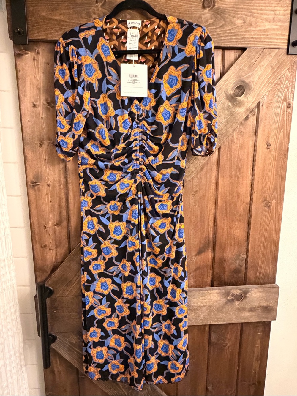 DVF Diane von Furstenberg Koren Reversible Dress Size L NWT $418 Retail Mesh